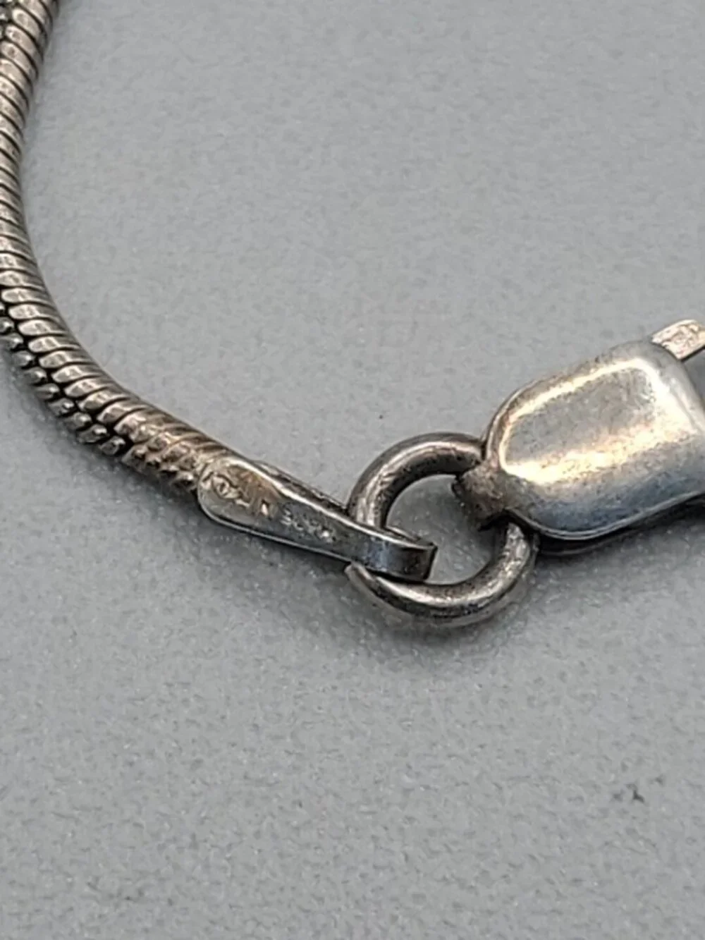 Sterling Silver CW Mosiac Crystal Pendant Necklace 18